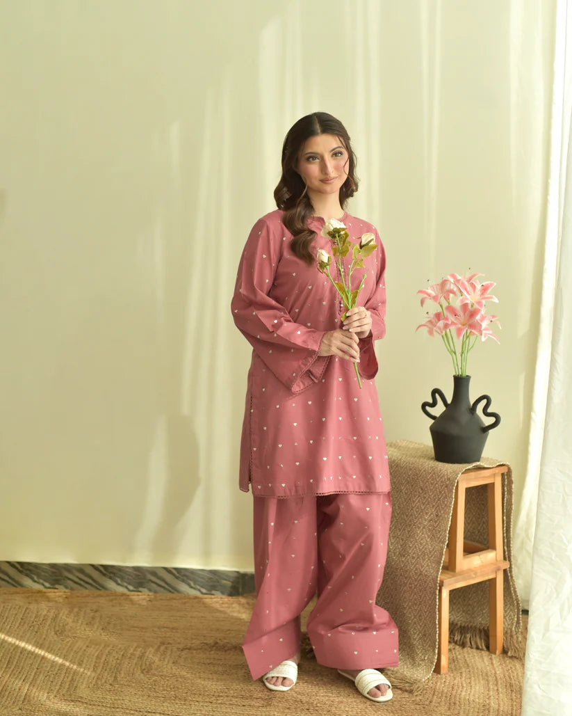 Pink Heart(Farshi Shalwar)