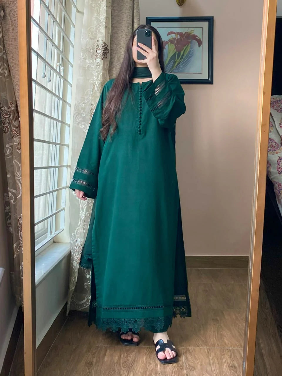 Green  3pcs